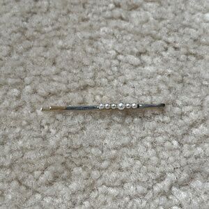 Hair Clip Barette Pearls
